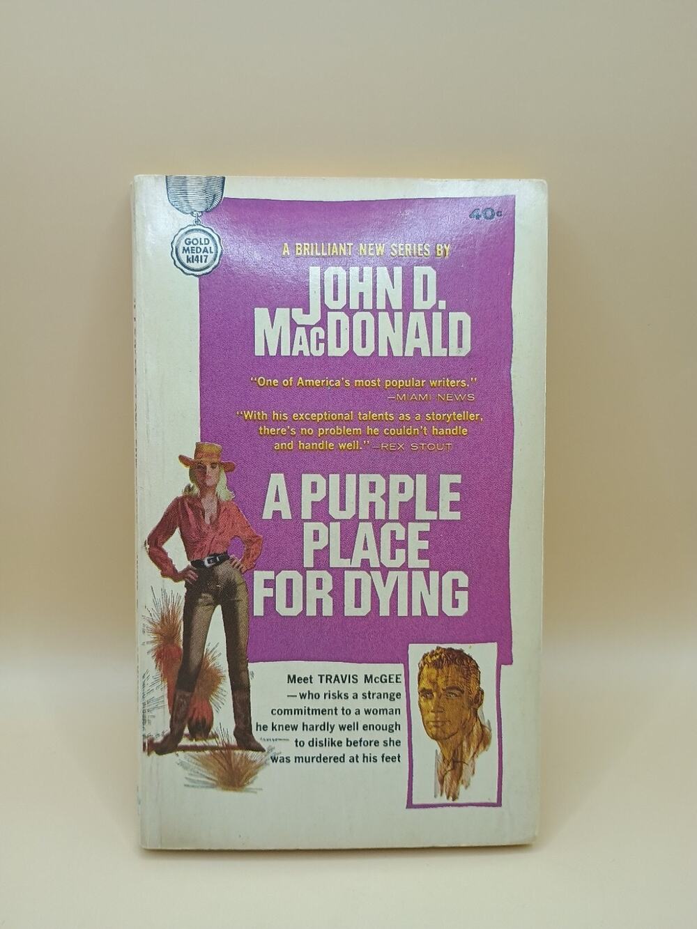 A purple place for dying by John D. MacDonald 1964 Copyright